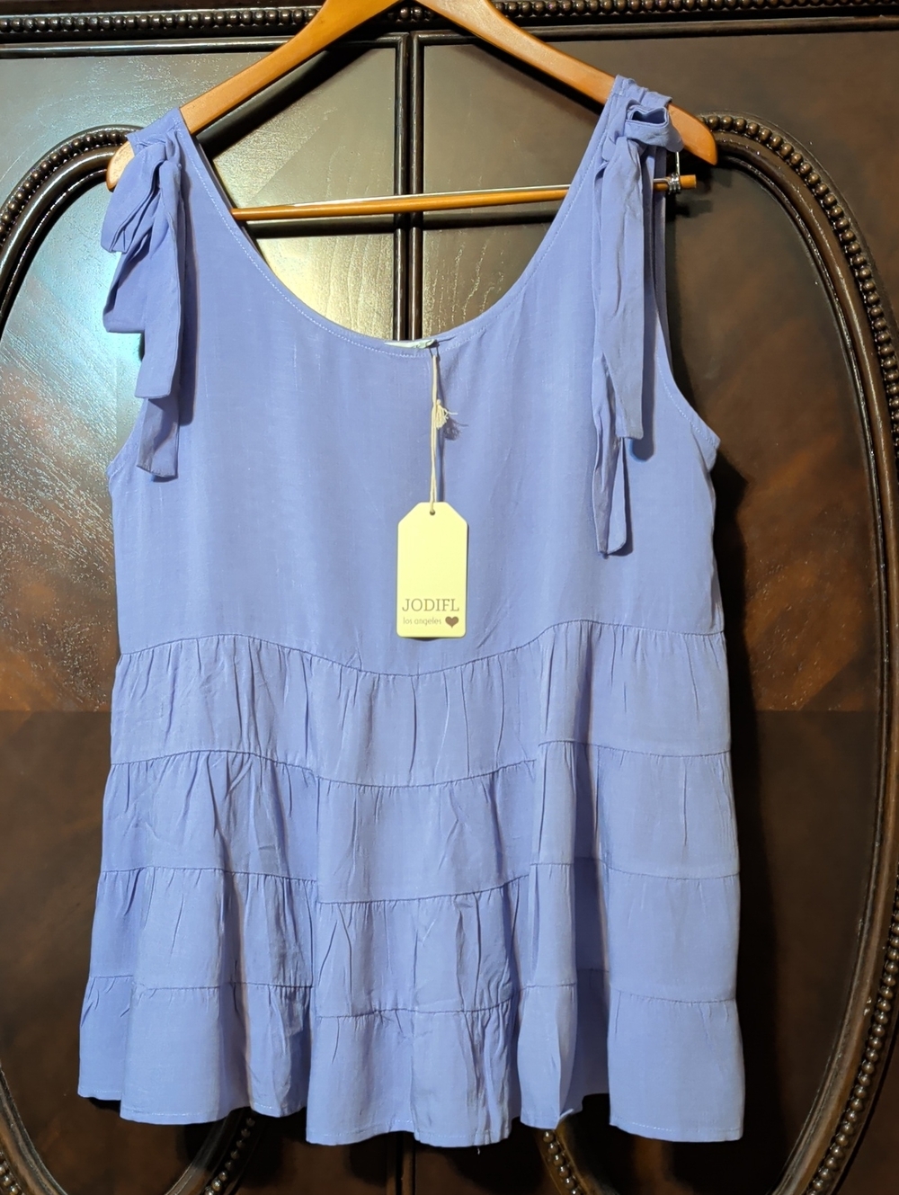 NWT JODIFL FLOWY TIERED TOP SIZE L